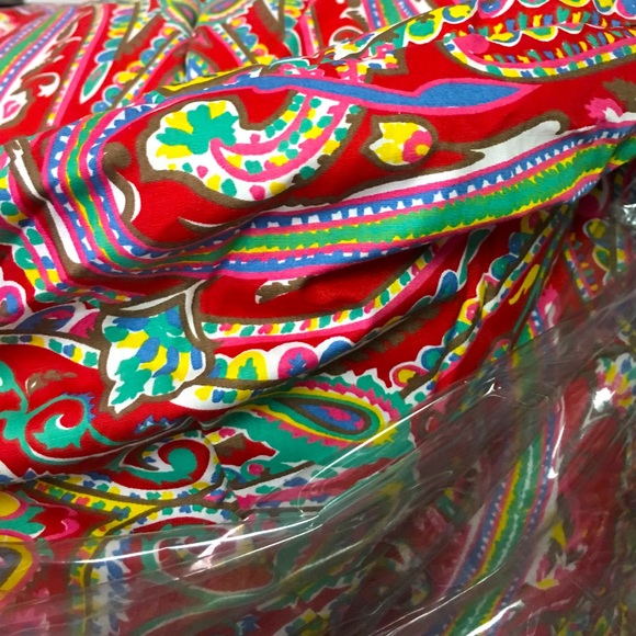 RALPH LAUREN Bright Colorful Paisley Twin Comforter Original Package NEW RARE!!! - Picture 5 of 10